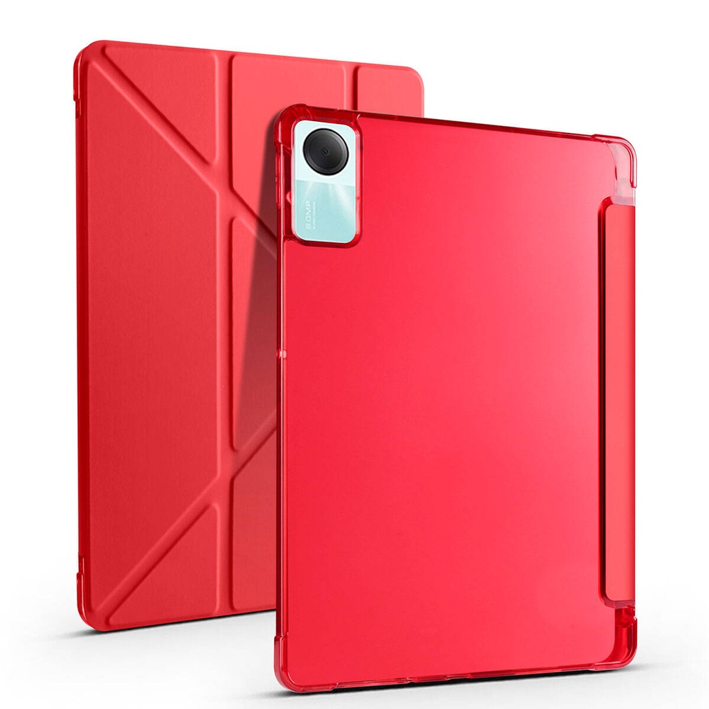 Xiaomi Redmi Pad SE Uyumlu Kılıf Zore Tri Folding Kalem Bölmeli Standlı Kılıf - 6
