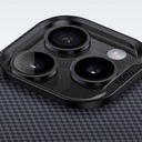 Apple iPhone 16 Pro Max Uyumlu Kılıf Magsafe Şarj Özellikli Karbon Fiber Tasarımlı Benks Aurora ArmorPro Kevlar Kapak - 8