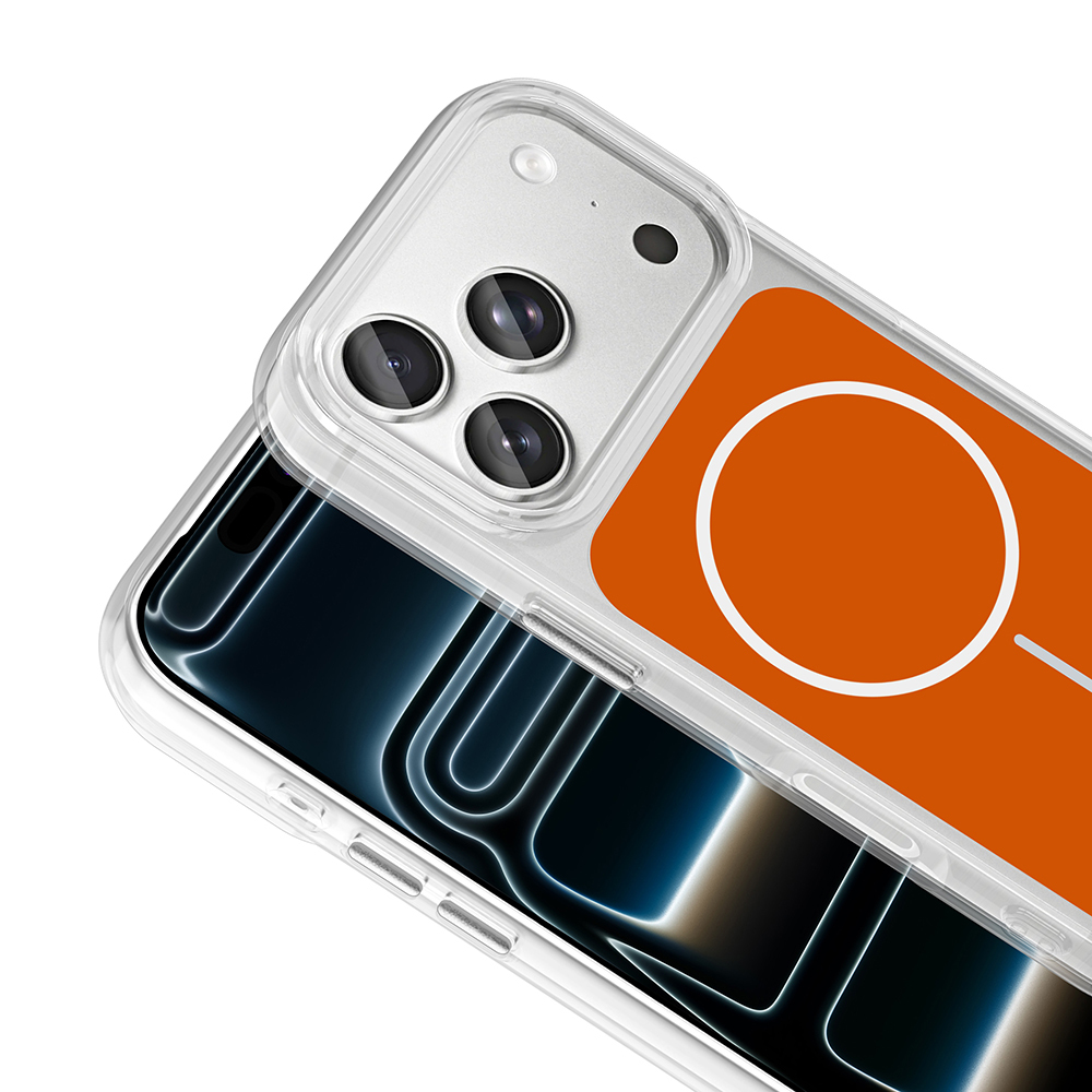Apple iPhone 17 Pro Uyumlu Kılıf Metal Buton Tasarımlı Zore İkonik Sert Silikon Kapak - 6