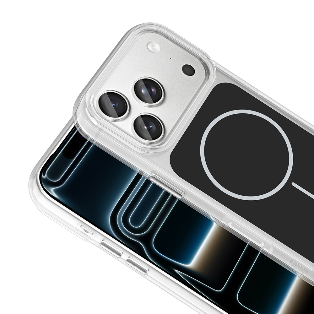 Apple iPhone 17 Pro Uyumlu Kılıf Metal Buton Tasarımlı Zore İkonik Sert Silikon Kapak - 10
