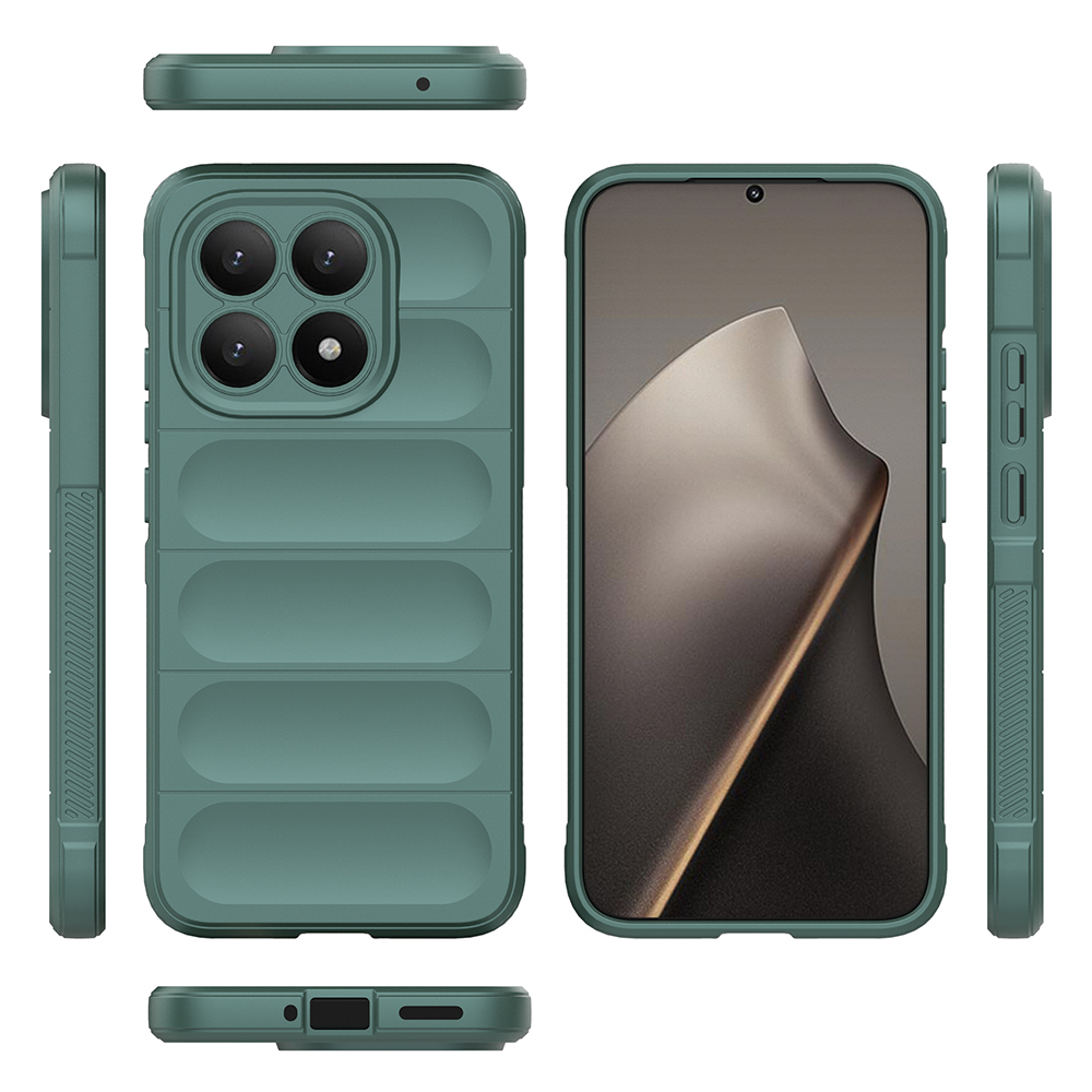Xiaomi 15T Uyumlu Kılıf Esnek TPU Oyuklu Arka Yüzey Tasarımlı Zore Etnik Silikon Kapak - 24