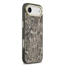 Apple iPhone 17 Air Uyumlu Kılıf Guess Orjinal Lisanslı M-safe Şarj Özellikli Yazı Logolu Python Desenli Kapak - 3