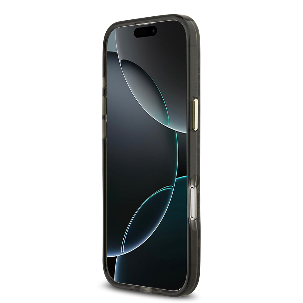 Apple iPhone 17 Air Uyumlu Kılıf Guess Orjinal Lisanslı M-safe Şarj Özellikli Yazı Logolu Python Desenli Kapak - 4