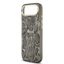 Apple iPhone 17 Air Uyumlu Kılıf Guess Orjinal Lisanslı M-safe Şarj Özellikli Yazı Logolu Python Desenli Kapak - 11