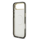 Apple iPhone 17 Air Uyumlu Kılıf Guess Orjinal Lisanslı M-safe Şarj Özellikli Yazı Logolu Python Desenli Kapak - 12