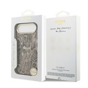 Apple iPhone 17 Air Uyumlu Kılıf Guess Orjinal Lisanslı M-safe Şarj Özellikli Yazı Logolu Python Desenli Kapak - 13