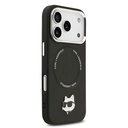 Apple iPhone 17 Pro Max Uyumlu Kılıf Karl Lagerfeld Orjinal Lisanslı M-safe Şarj Özellikli Metal Kamera ve Buton Tasarımlı Choupette PU Deri Kapak - 3