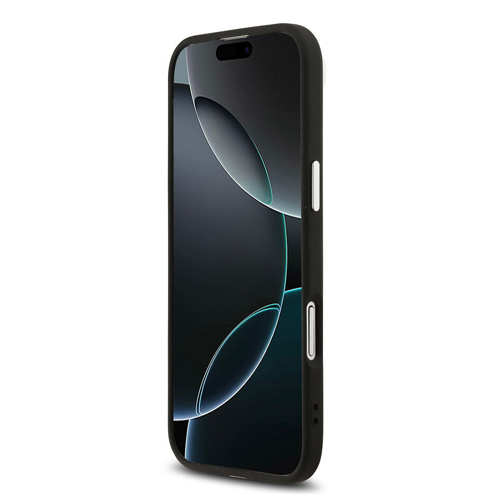 Apple iPhone 17 Air Uyumlu Kılıf Karl Lagerfeld Orjinal Lisanslı M-safe Şarj Özellikli Metal Kamera ve Buton Tasarımlı K&C PU Deri Kapak - 16