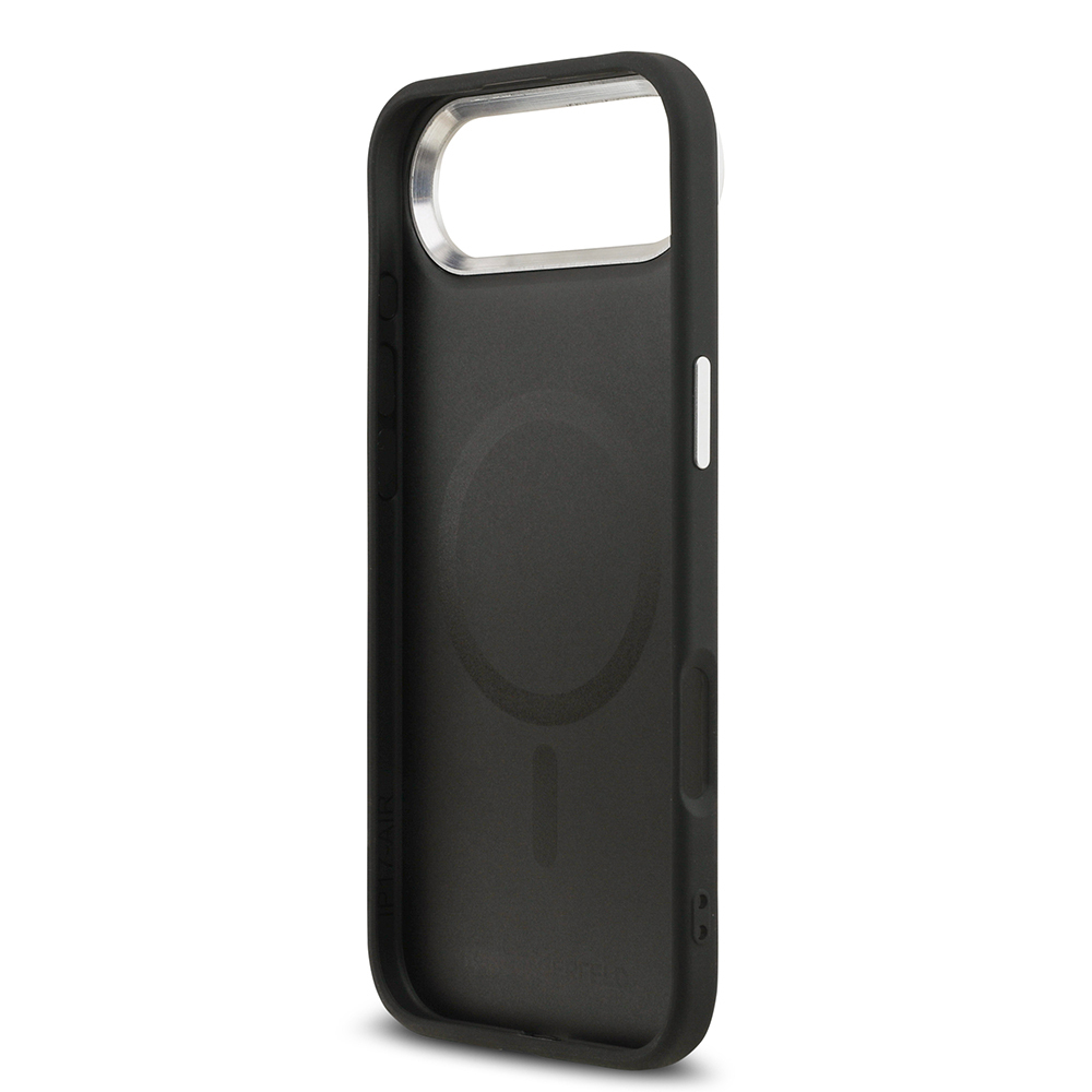 Apple iPhone 17 Air Uyumlu Kılıf Karl Lagerfeld Orjinal Lisanslı M-safe Şarj Özellikli Metal Kamera ve Buton Tasarımlı K&C PU Deri Kapak - 18