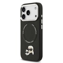 Apple iPhone 17 Pro Uyumlu Kılıf Karl Lagerfeld Orjinal Lisanslı M-safe Şarj Özellikli Metal Kamera ve Buton Tasarımlı K&C PU Deri Kapak - 7