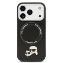 Apple iPhone 17 Pro Uyumlu Kılıf Karl Lagerfeld Orjinal Lisanslı M-safe Şarj Özellikli Metal Kamera ve Buton Tasarımlı K&C PU Deri Kapak - 8