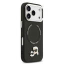 Apple iPhone 17 Pro Uyumlu Kılıf Karl Lagerfeld Orjinal Lisanslı M-safe Şarj Özellikli Metal Kamera ve Buton Tasarımlı K&C PU Deri Kapak - 9
