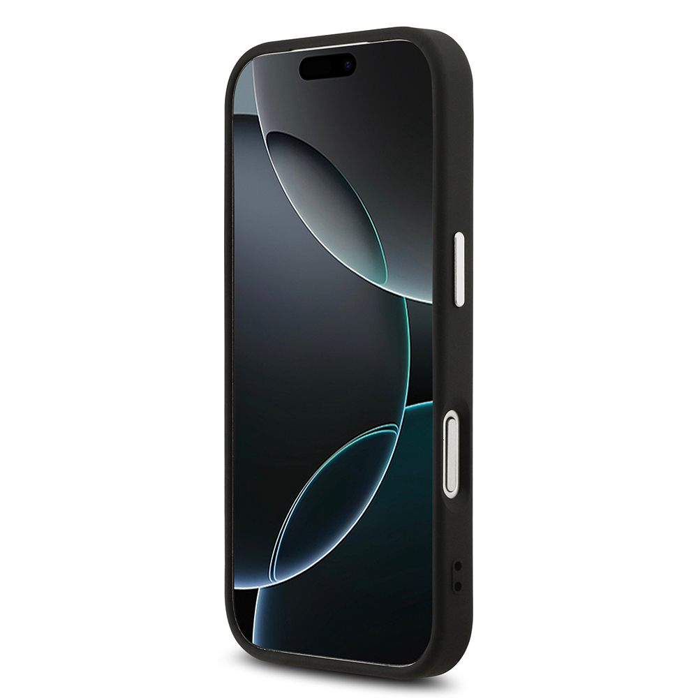 Apple iPhone 17 Pro Uyumlu Kılıf Karl Lagerfeld Orjinal Lisanslı M-safe Şarj Özellikli Metal Kamera ve Buton Tasarımlı K&C PU Deri Kapak - 10