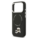 Apple iPhone 17 Pro Uyumlu Kılıf Karl Lagerfeld Orjinal Lisanslı M-safe Şarj Özellikli Metal Kamera ve Buton Tasarımlı K&C PU Deri Kapak - 11