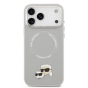 Apple iPhone 17 Pro Uyumlu Kılıf Karl Lagerfeld Orjinal Lisanslı M-safe Şarj Özellikli Metal Kamera ve Buton Tasarımlı K&C PU Deri Kapak - 14