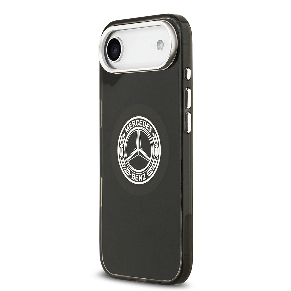 Apple iPhone 17 Air Uyumlu Kılıf Mercedes Benz Orjinal Lisanslı M-safe Şarj Özellikli Çift Katmanlı PC Nostaljik Yıldız Dizayn Kapak - 1