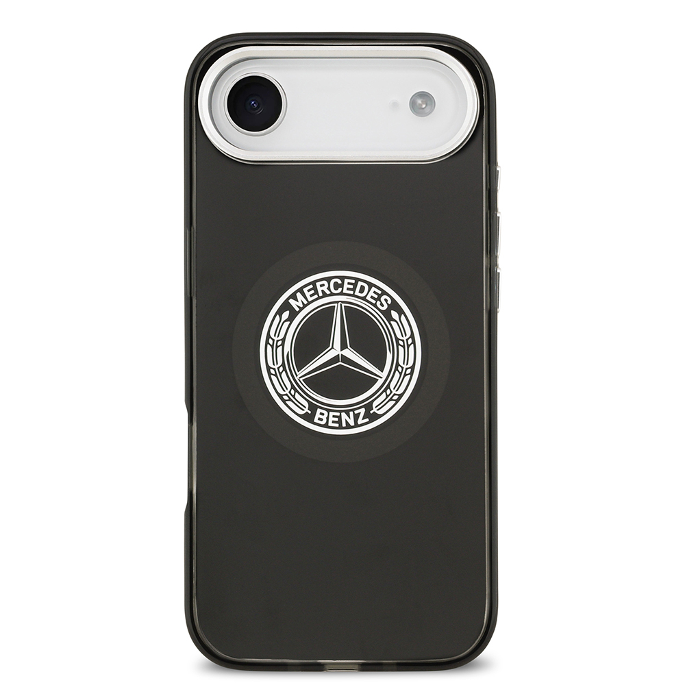Apple iPhone 17 Air Uyumlu Kılıf Mercedes Benz Orjinal Lisanslı M-safe Şarj Özellikli Çift Katmanlı PC Nostaljik Yıldız Dizayn Kapak - 2