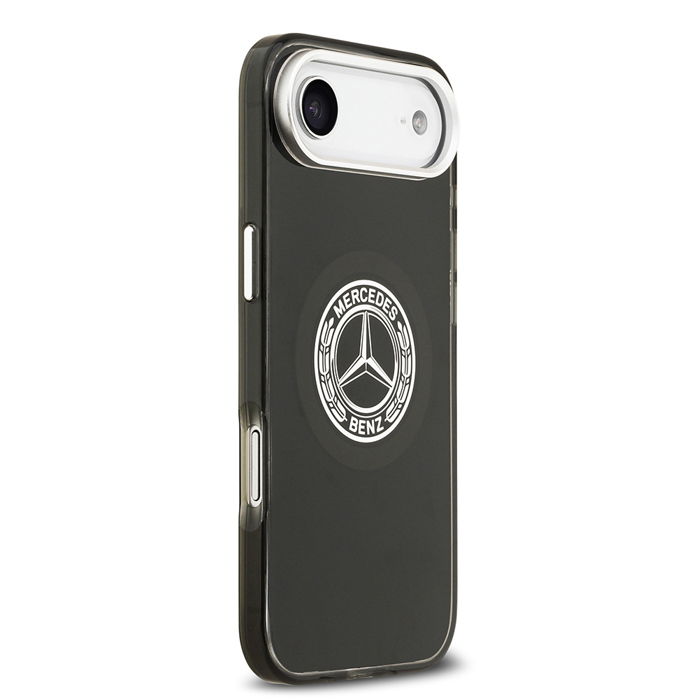 Apple iPhone 17 Air Uyumlu Kılıf Mercedes Benz Orjinal Lisanslı M-safe Şarj Özellikli Çift Katmanlı PC Nostaljik Yıldız Dizayn Kapak - 3