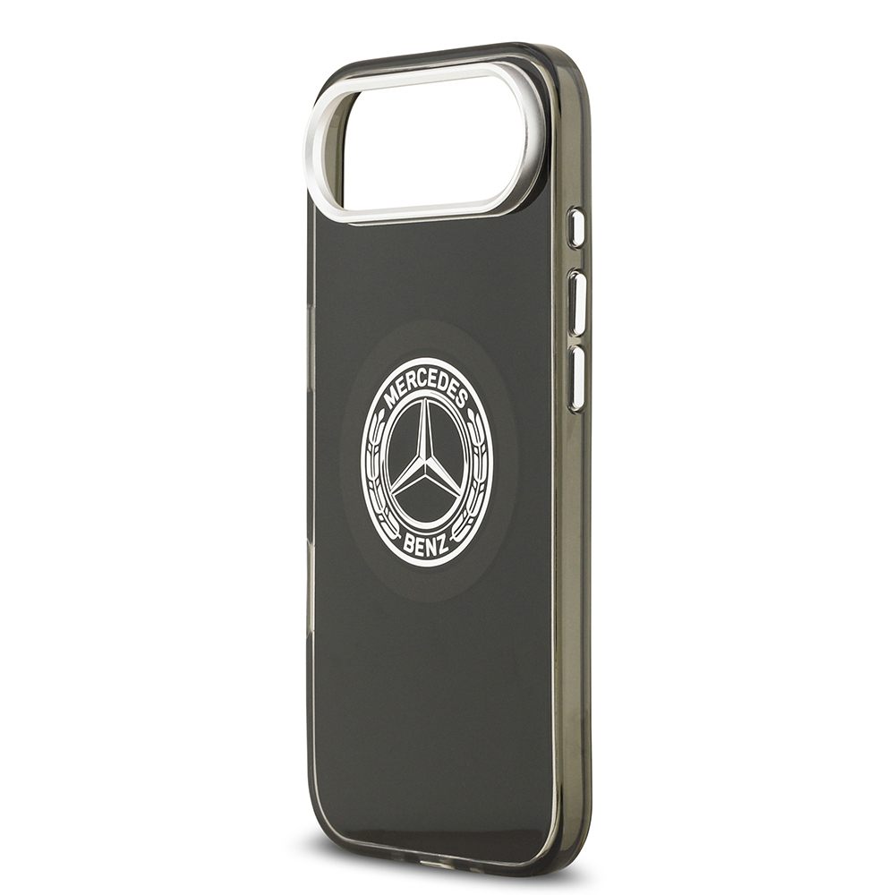 Apple iPhone 17 Air Uyumlu Kılıf Mercedes Benz Orjinal Lisanslı M-safe Şarj Özellikli Çift Katmanlı PC Nostaljik Yıldız Dizayn Kapak - 5