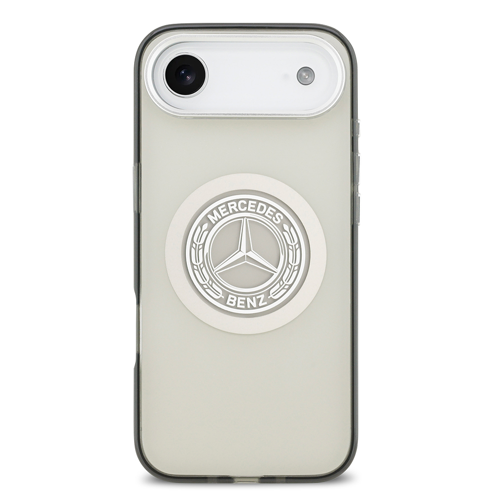 Apple iPhone 17 Air Uyumlu Kılıf Mercedes Benz Orjinal Lisanslı M-safe Şarj Özellikli Çift Katmanlı PC Nostaljik Yıldız Dizayn Kapak - 9