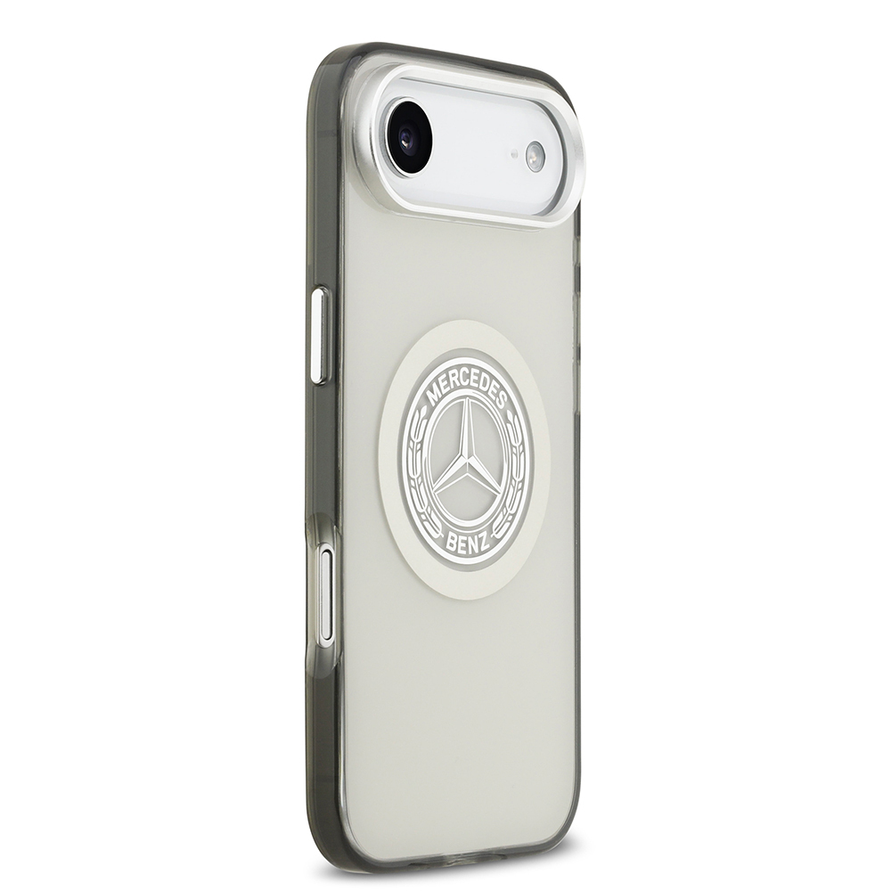 Apple iPhone 17 Air Uyumlu Kılıf Mercedes Benz Orjinal Lisanslı M-safe Şarj Özellikli Çift Katmanlı PC Nostaljik Yıldız Dizayn Kapak - 10
