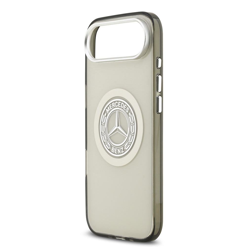Apple iPhone 17 Air Uyumlu Kılıf Mercedes Benz Orjinal Lisanslı M-safe Şarj Özellikli Çift Katmanlı PC Nostaljik Yıldız Dizayn Kapak - 12