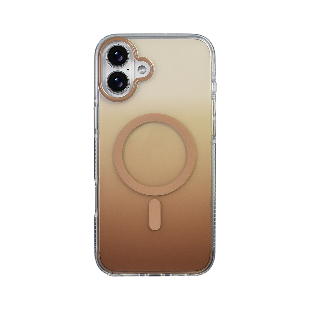 Apple iPhone 16 Plus Uyumlu Kılıf M-safe Şarj Özellikli Transparan Renk Geçişli Zore Toros Kapak - 2