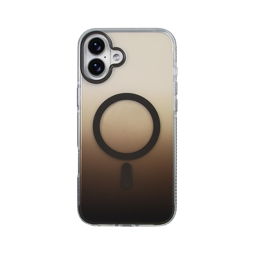 Apple iPhone 16 Plus Uyumlu Kılıf M-safe Şarj Özellikli Transparan Renk Geçişli Zore Toros Kapak - 4