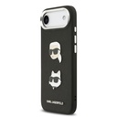Apple iPhone 17 Air Uyumlu Kılıf Karl Lagerfeld Orjinal Lisanslı Metal Logolu K&C Heads Pin Kapak - 1