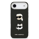 Apple iPhone 17 Air Uyumlu Kılıf Karl Lagerfeld Orjinal Lisanslı Metal Logolu K&C Heads Pin Kapak - 2