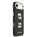 Apple iPhone 17 Air Uyumlu Kılıf Karl Lagerfeld Orjinal Lisanslı Metal Logolu K&C Heads Pin Kapak - 3