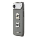 Apple iPhone 17 Air Uyumlu Kılıf Karl Lagerfeld Orjinal Lisanslı Metal Logolu K&C Heads Pin Kapak - 7