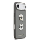 Apple iPhone 17 Air Uyumlu Kılıf Karl Lagerfeld Orjinal Lisanslı Metal Logolu K&C Heads Pin Kapak - 9
