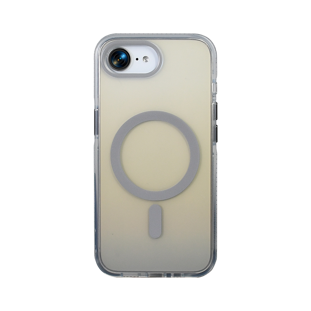 Apple iPhone 16E Uyumlu Kılıf M-safe Şarj Özellikli Transparan Renk Geçişli Zore Toros Kapak - 2