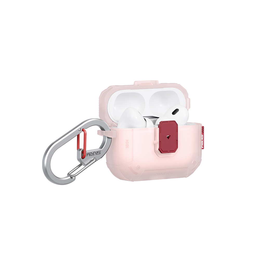 Apple Airpods Pro 3 Uyumlu Kılıf Airbagli Yivli Köşe Kilit Tasarımlı 360 Derece Koruma Skinarma Mecha LE Kılıf - 3