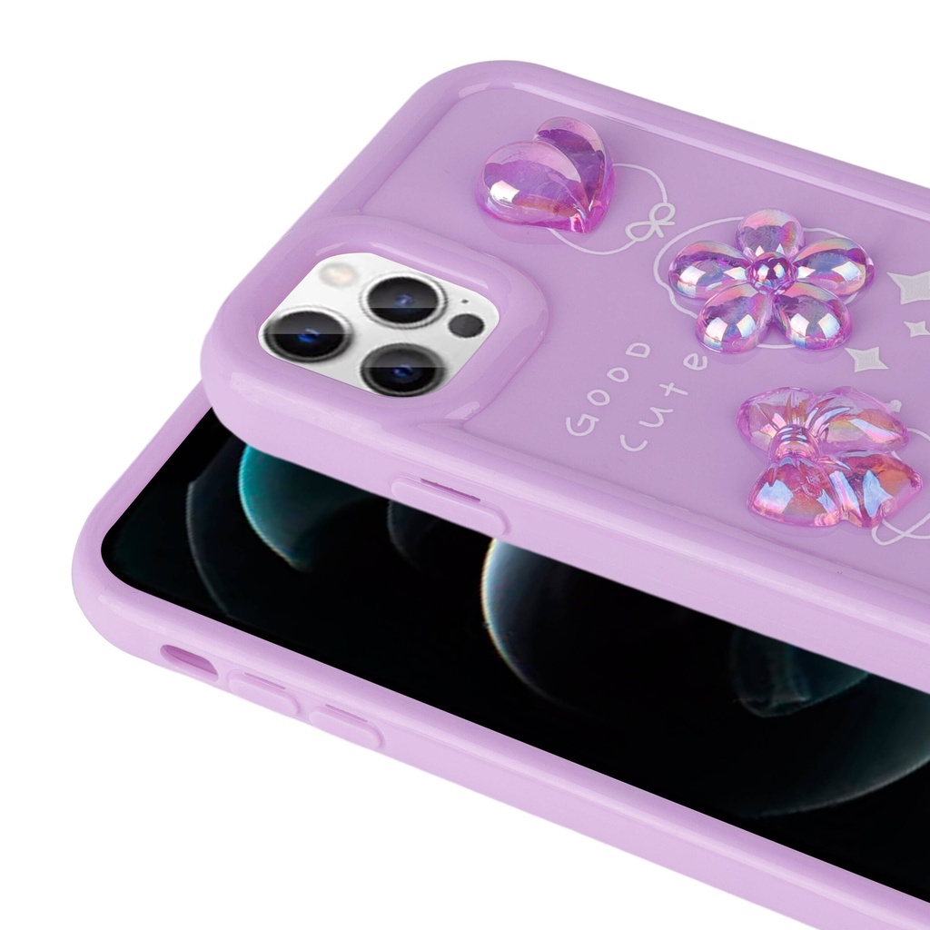 Apple iPhone 13 Pro Uyumlu Kılıf Kabartma Figürlü Parlak Zore Toys Silikon Kapak - 2