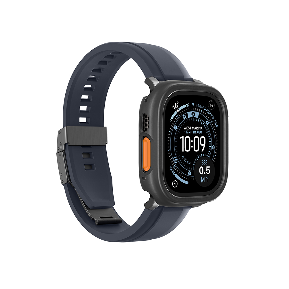 Apple Watch Ultra 49mm Uyumlu Amazingthing Radix Minimal FullGuard Sert PC Kasa ve Ekran Koruyucu - 2