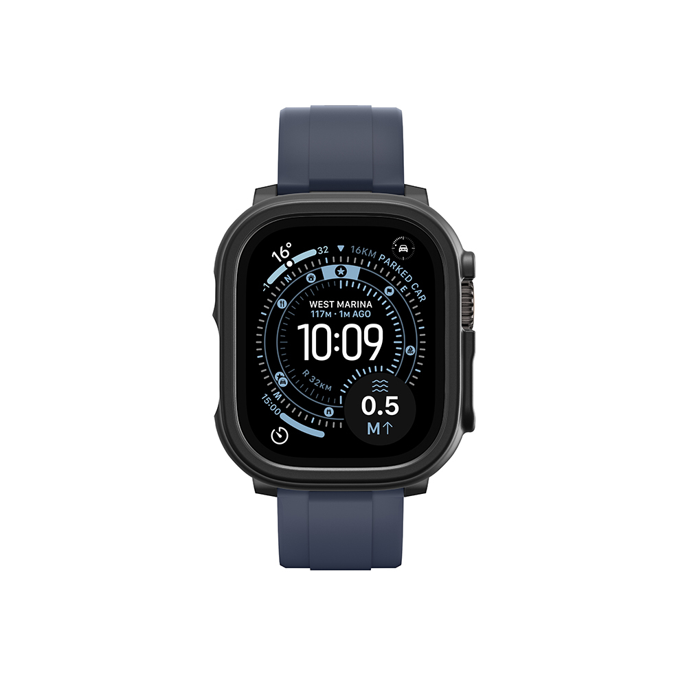Apple Watch Ultra 49mm Uyumlu Amazingthing Radix Minimal FullGuard Sert PC Kasa ve Ekran Koruyucu - 4