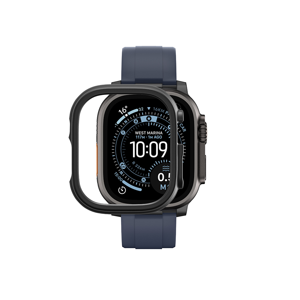 Apple Watch Ultra 49mm Uyumlu Amazingthing Radix Minimal FullGuard Sert PC Kasa ve Ekran Koruyucu - 5