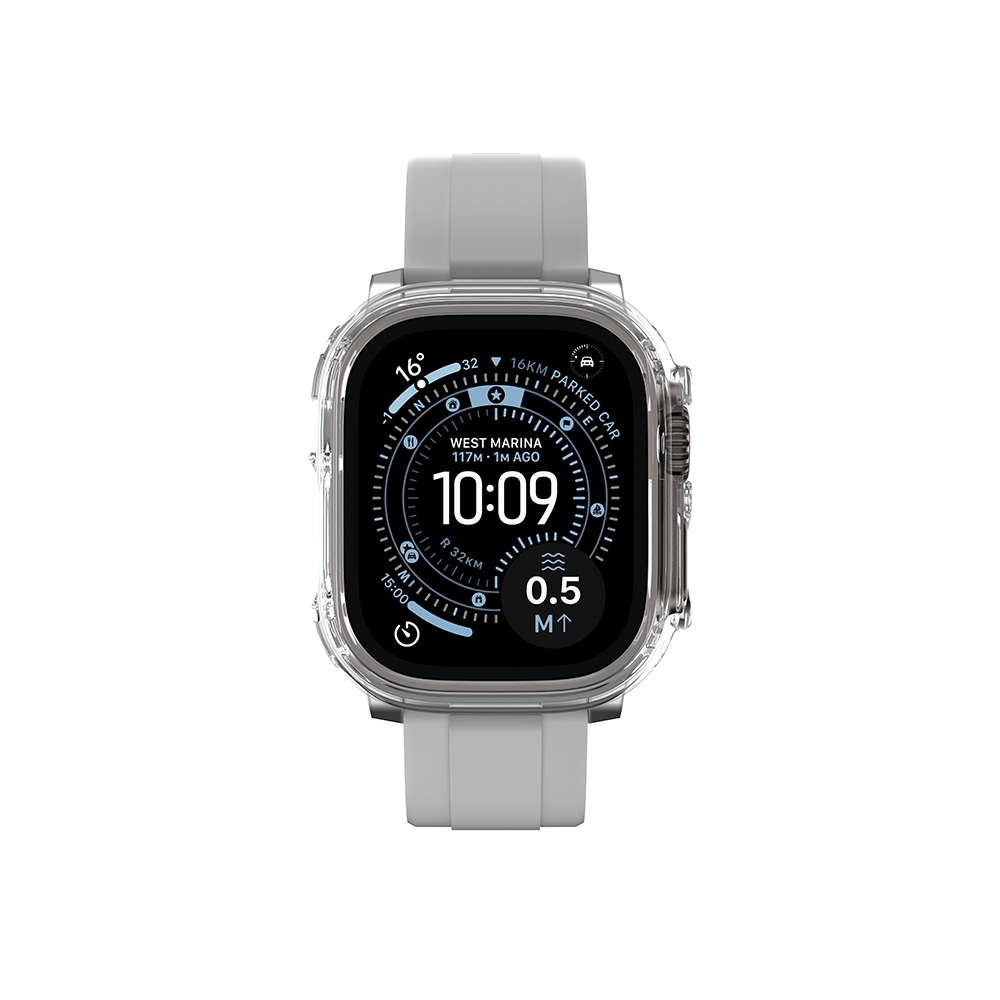 Apple Watch Ultra 49mm Uyumlu Amazingthing Radix Minimal FullGuard Sert PC Kasa ve Ekran Koruyucu - 9