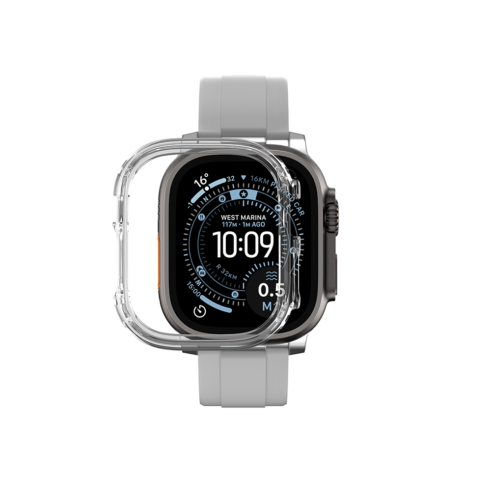 Apple Watch Ultra 49mm Uyumlu Amazingthing Radix Minimal FullGuard Sert PC Kasa ve Ekran Koruyucu - 10
