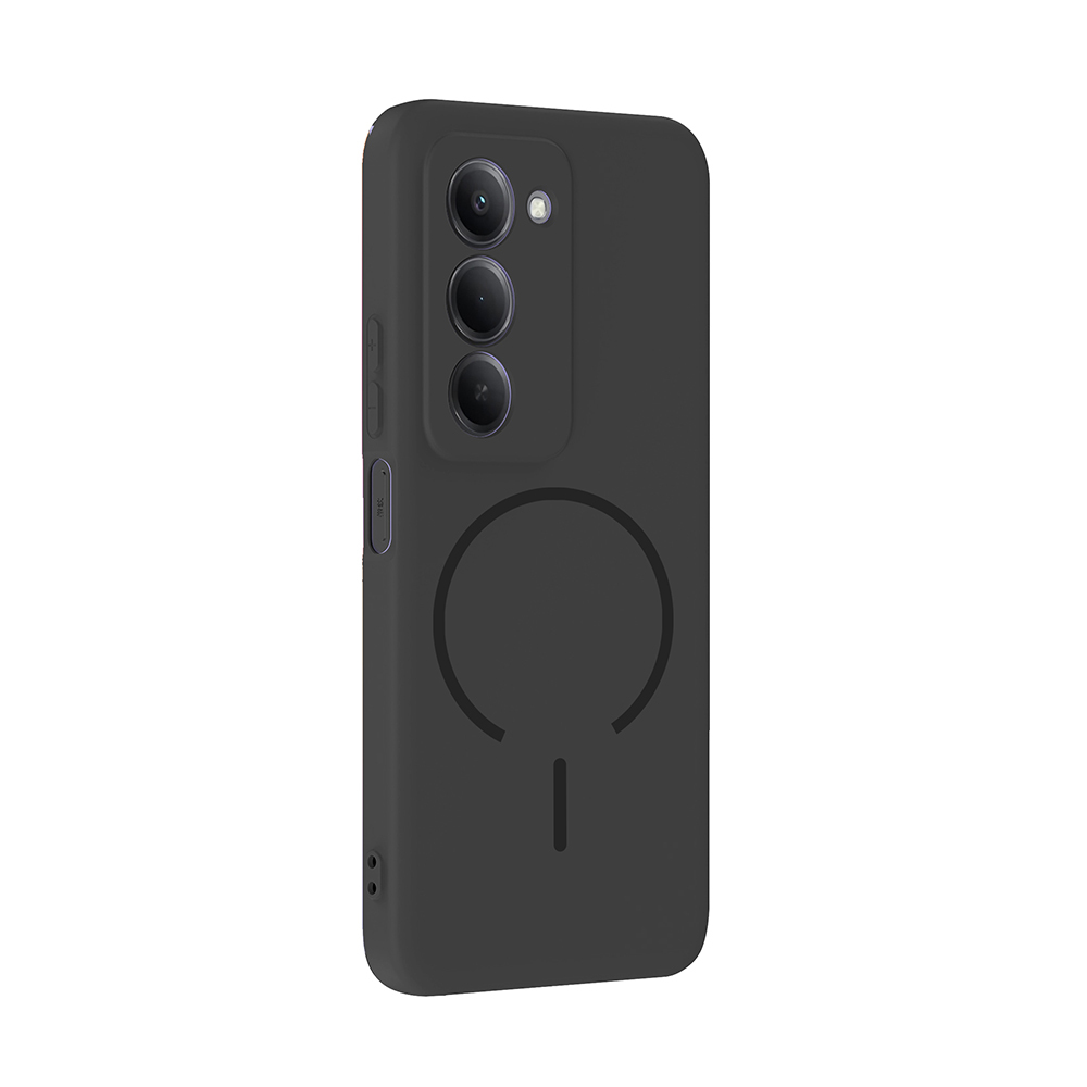 Xiaomi Redmi 15 Uyumlu Kılıf M-safe Şarj Özellikli Zore Meta Kapak - 6