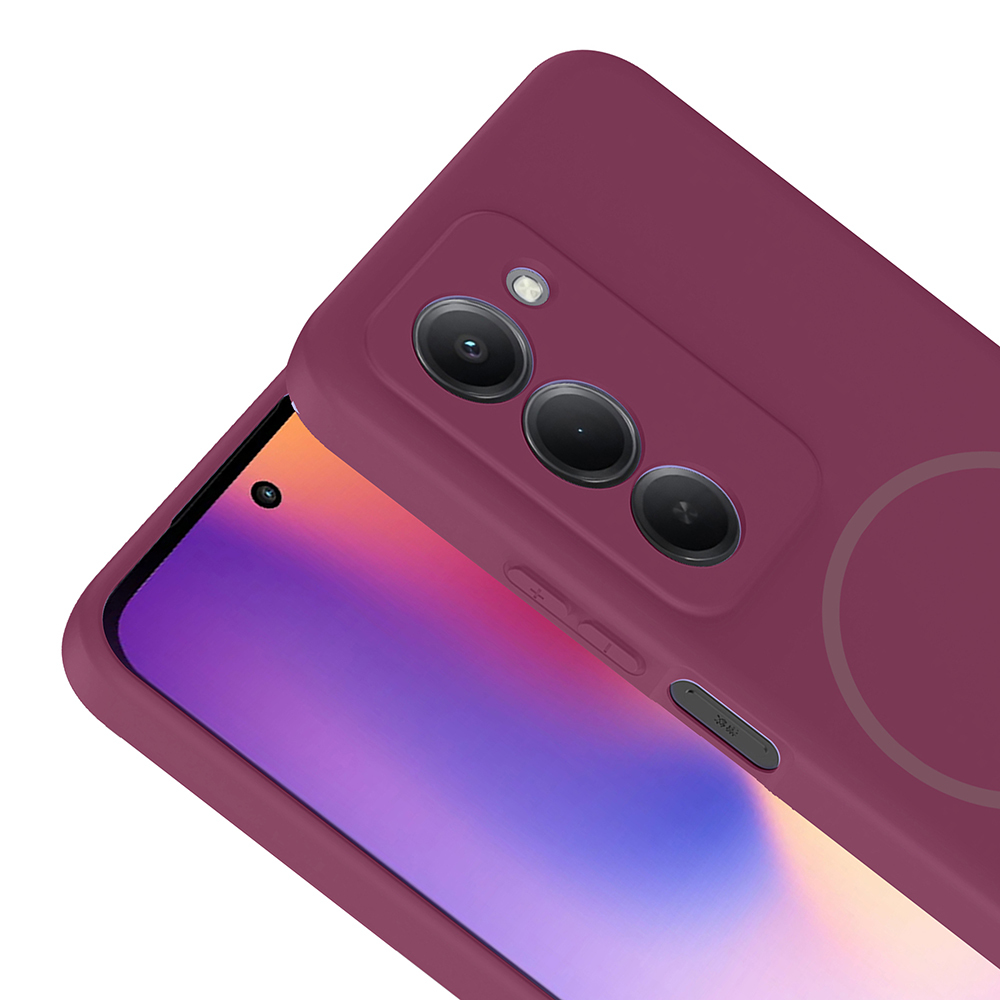 Xiaomi Redmi 15 Uyumlu Kılıf M-safe Şarj Özellikli Zore Meta Kapak - 11
