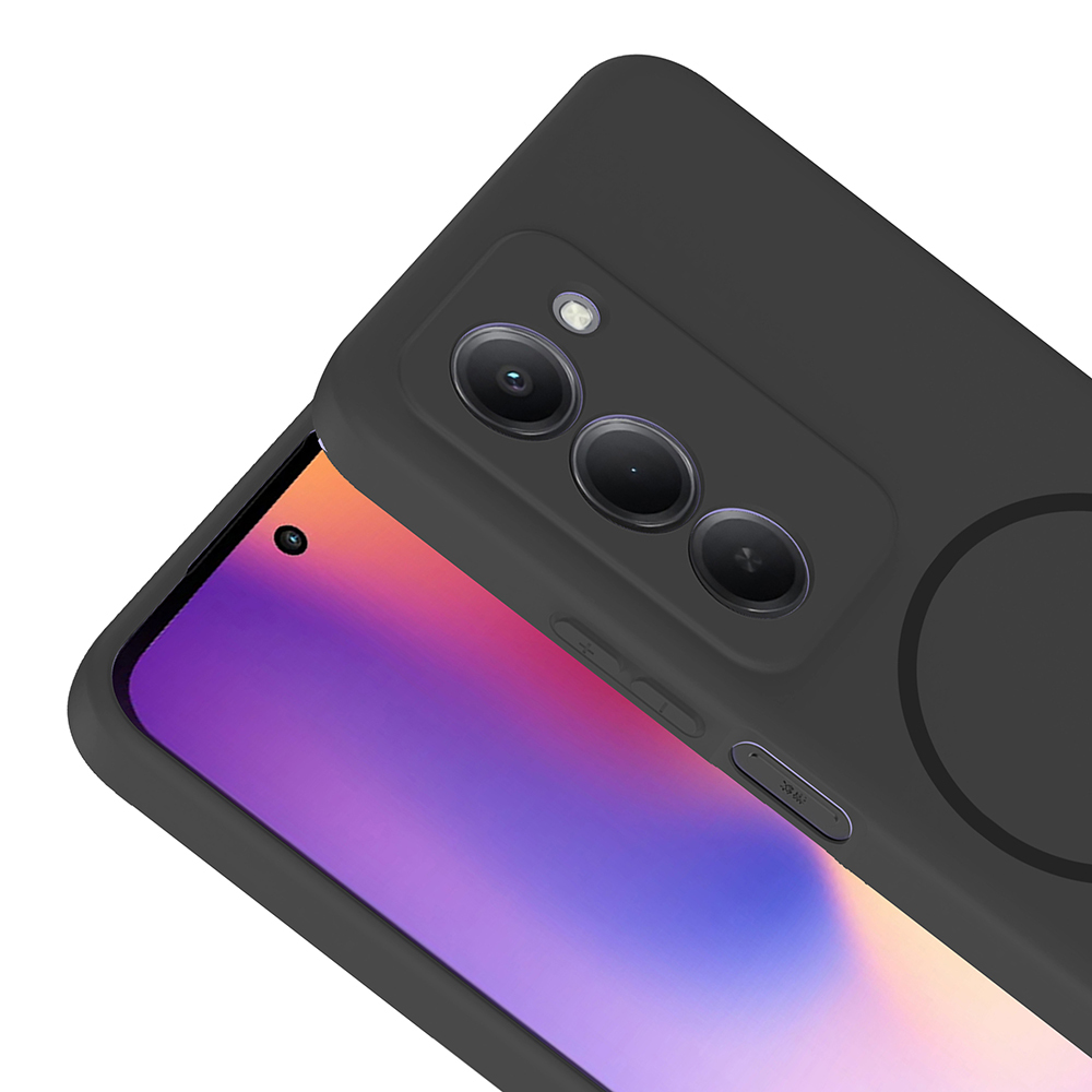 Xiaomi Redmi 15 Uyumlu Kılıf M-safe Şarj Özellikli Zore Meta Kapak - 12