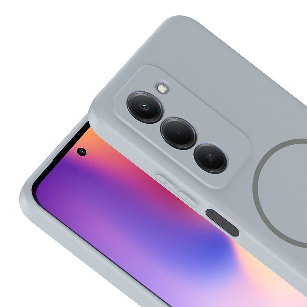 Xiaomi Redmi 15 Uyumlu Kılıf M-safe Şarj Özellikli Zore Meta Kapak - 14