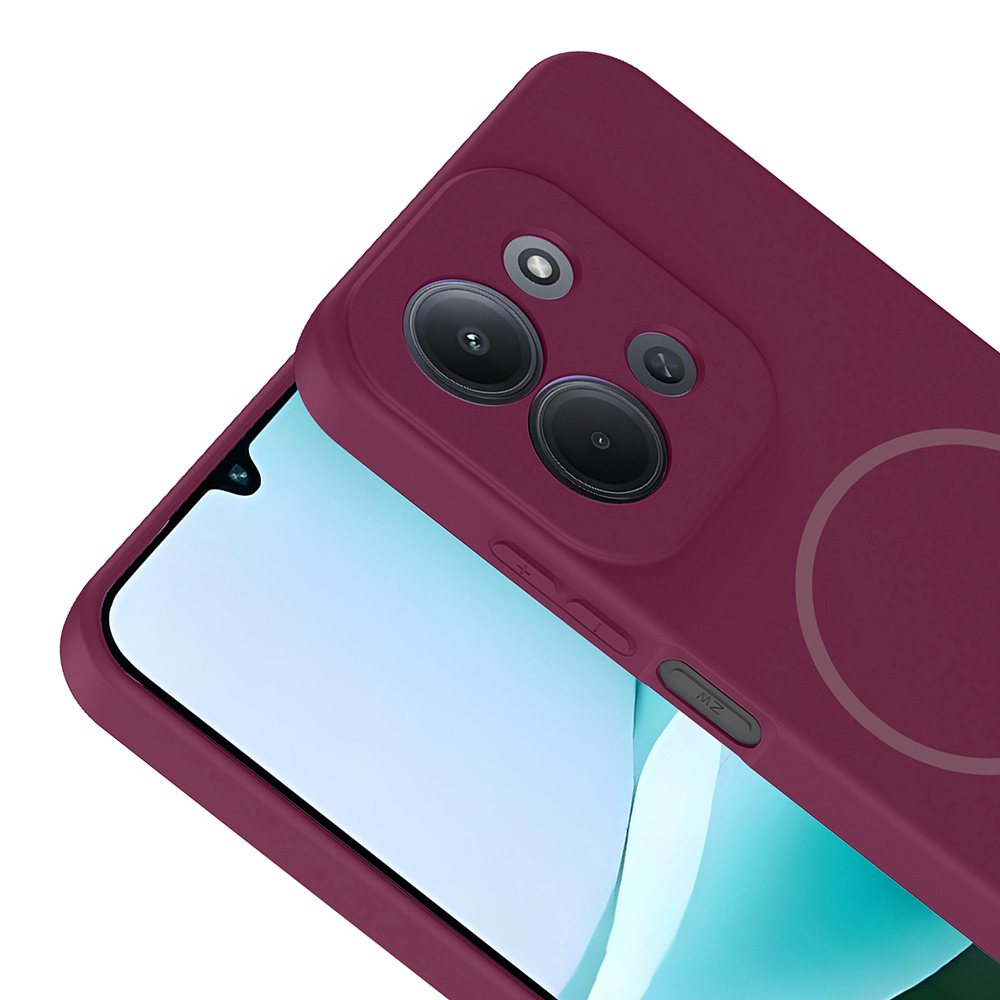 Xiaomi Redmi 15C Uyumlu Kılıf M-safe Şarj Özellikli Zore Meta Kapak - 12