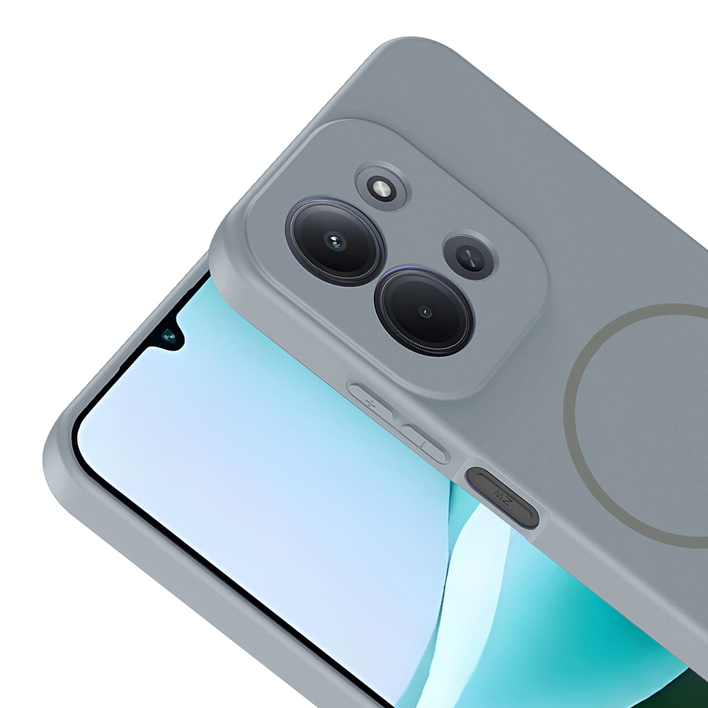 Xiaomi Redmi 15C Uyumlu Kılıf M-safe Şarj Özellikli Zore Meta Kapak - 13