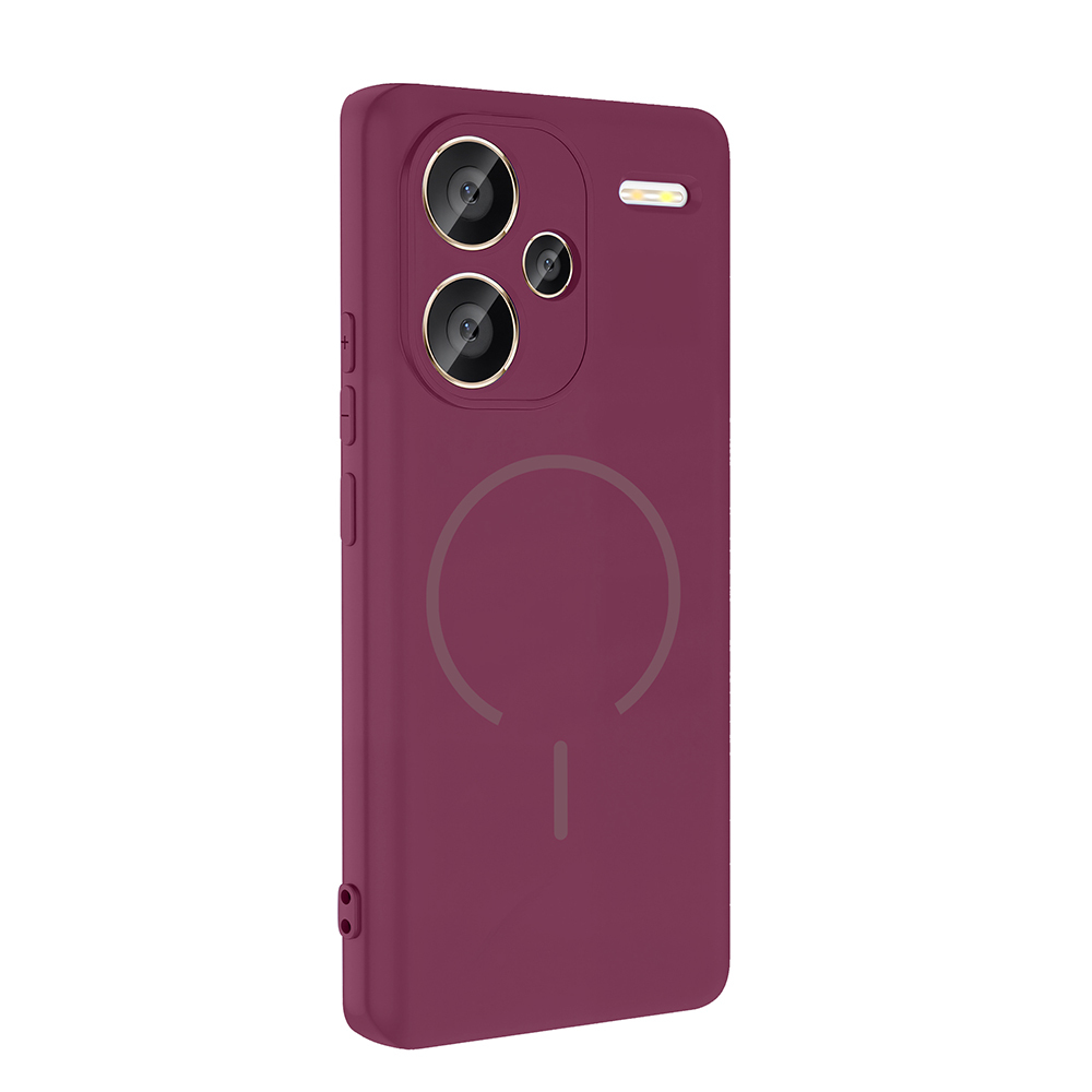 Xiaomi Redmi Note 13 Pro Plus 5G Uyumlu Kılıf M-safe Şarj Özellikli Zore Meta Kapak - 5