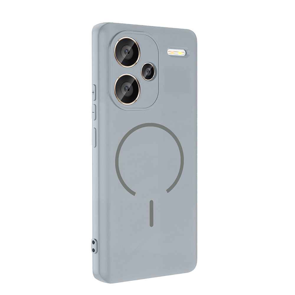 Xiaomi Redmi Note 13 Pro Plus 5G Uyumlu Kılıf M-safe Şarj Özellikli Zore Meta Kapak - 6