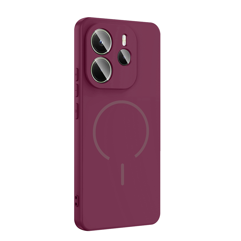 Xiaomi Redmi Note 14 4G Uyumlu Kılıf M-safe Şarj Özellikli Zore Meta Kapak - 5